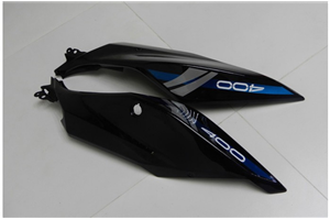 Painted street fairings in abs compatible with Kawasaki EX Ninja 400 2018 - 2022 - MXPCAV14337