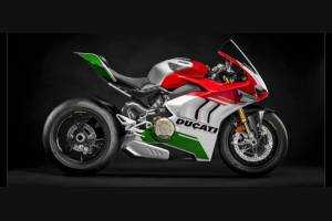 Carene stradali in abs verniciate per Ducati Panigale V4 V4S per scarico Akrapovic fluo opaca 2020 - 2021 - MXPCAV12655