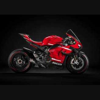 Carene stradali in abs verniciate per Ducati Panigale V4 V4S per scarico Akrapovic 2020 - 2021 - MXPCAV12760