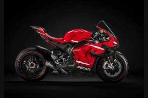 Carene stradali in abs verniciate per Ducati Panigale V4 V4S per scarico Akrapovic 2020 - 2021 - MXPCAV12760