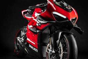 Carene stradali in abs verniciate per Ducati Panigale V4 V4S per scarico Akrapovic 2020 - 2021 - MXPCAV12760