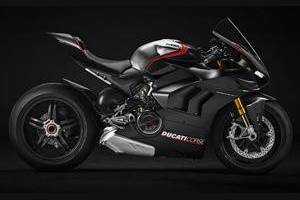 Carene stradali in abs verniciate per Ducati Panigale V4 V4S per scarico Akrapovic 2020 - 2021 - MXPCAV12832