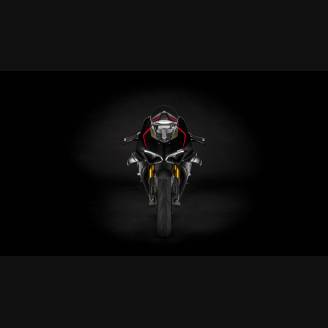 Carene stradali in abs verniciate per Ducati Panigale V4 V4S per scarico Akrapovic 2020 - 2021 - MXPCAV12832