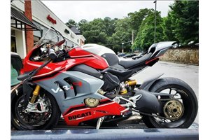 Painted street fairings in abs compatible with Ducati Panigale V4 V4S for Akrapovic exhaust 2020 -2021 - MXPCAV14043