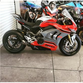 Painted street fairings in abs compatible with Ducati Panigale V4 V4S for Akrapovic exhaust 2020 -2021 - MXPCAV14043