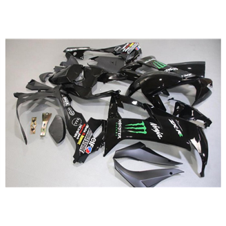 Carene stradali in abs verniciate compatibili con Kawasaki ZX10R 2008 - 2009 - MXPCAV14359