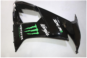 Lackierte Straße Verkleidung auf ABS kompatibel mit Kawasaki ZX10R 2008 - 2009 - MXPCAV14359