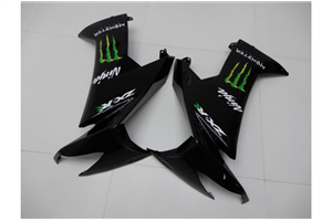 Carene stradali in abs verniciate compatibili con Kawasaki ZX10R 2008 - 2009 - MXPCAV14359