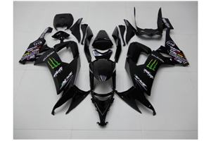 Painted street fairings in abs compatible with Kawasaki ZX10R 2008 - 2009 - MXPCAV14359