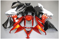 Painted street fairings in abs compatible with Kawasaki ZX10R 2008 - 2009 - MXPCAV14360