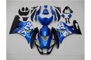 Painted street fairings in abs compatible with Suzuki Gsxr 1000 2017 - 2022 - MXPCAV14362