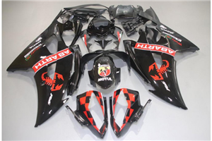 Painted street fairings in abs compatible with Yamaha R6 2008 - 2016 - MXPCAV14365