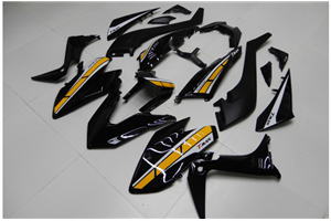 Carenage en abs pour la roue avec peinture compatible avec Yamaha T Max 530 2017 - 2019 - MXPCYT14379