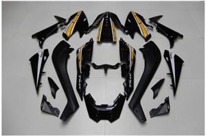 Painted street fairings in abs compatible with Yamaha T Max 530 2017 - 2019 - MXPCYT14379