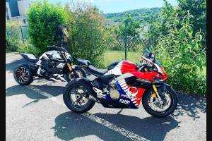 Lackierte Rennverkleidung Ducati Panigale V4 V4S 2020 - 2021 - MXPCRV13159