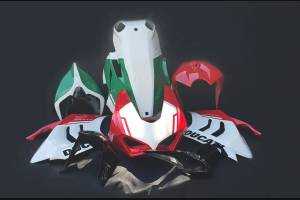 Lackierte Rennverkleidung Ducati Panigale V4 V4S 2020 - MXPCRV12612