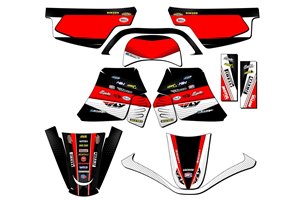 Aufkleber Satz kompatibel mit per YAMAHA PW 50 1996 - 2018 - MXPKAD14510