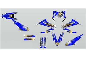 Kit Autocollants compatible avec per YAMAHA WR 125 X 2014 - 2017 - MXPKAD14515