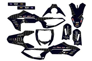Kit de pegatinas compatible con per YAMAHA YZ 65 2018 - 2022 - MXPKAD14516