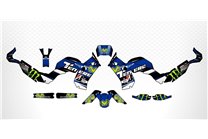 Sticker set compatible with per YAMAHA T700 2020 - 2021 - MXPKAD14519