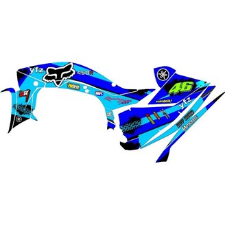 Kit adesivi compatibile con per YAMAHA QUAD YFZ 450 R 2018 - 2019 - MXPKAD14527