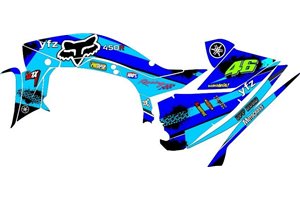 Sticker set compatible with per YAMAHA QUAD YFZ 450 R 2018 - 2019 - MXPKAD14527