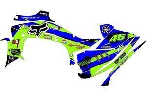 Kit Autocollants compatible avec per YAMAHA QUAD YFZ 450 R 2018 - 2019 - MXPKAD14528