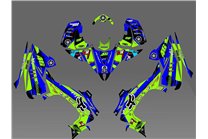 Kit Autocollants compatible avec per YAMAHA QUAD YFZ 450 R 2018 - 2019 - MXPKAD14528