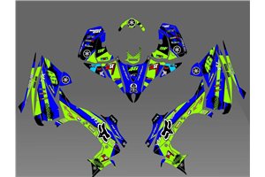 Kit Autocollants compatible avec per YAMAHA QUAD YFZ 450 R 2018 - 2019 - MXPKAD14528