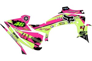 Kit Autocollants compatible avec per YAMAHA QUAD YFZ 450 R 2018 - 2019 - MXPKAD14528