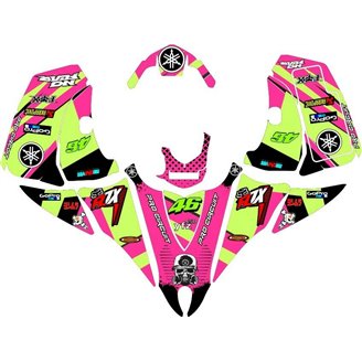 Kit Autocollants compatible avec per YAMAHA QUAD YFZ 450 R 2018 - 2019 - MXPKAD14528