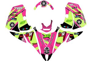 Kit Autocollants compatible avec per YAMAHA QUAD YFZ 450 R 2018 - 2019 - MXPKAD14528