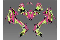 Sticker set compatible with per YAMAHA QUAD YFZ 450 R 2018 - 2019 - MXPKAD14528