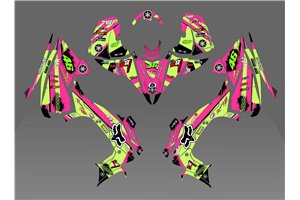 Sticker set compatible with per YAMAHA QUAD YFZ 450 R 2018 - 2019 - MXPKAD14528
