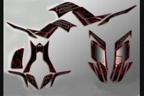 Kit adesivi compatibile con per YAMAHA QUAD RAPTOR 700 2006 - 2012 - MXPKAD14531