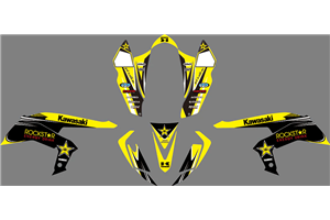 Sticker set compatible with per KAWASAKI KFX 450 2008 - 2015 - MXPKAD14545