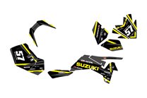 Aufkleber Satz kompatibel mit per SUZUKI QUAD LTR 450 2007 - 2009 - MXPKAD14569
