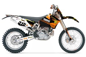 Kit adesivi compatibile con per KTM EXC EXC-F 125 200 250 450 2005 - 2007 - MXPKAD13394