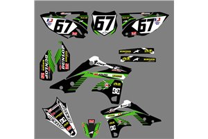 Sticker set compatible with per KAWASAKI KXF 250 2013 - 2016 - MXPKAD14115