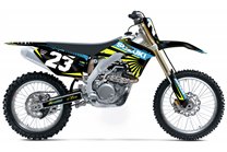 Kit Autocollants compatible avec per SUZUKI RMZ 450 2008 - 2017 - MXPKAD13781 2