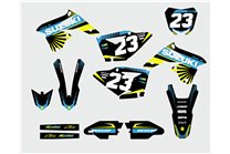 Kit adesivi compatibile con per SUZUKI RMZ 450 2008 - 2017 - MXPKAD13781