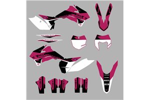 Kit adesivi compatibile con per KTM EXC EXC-F 125 200 250 300 350 450 2016 - MXPKAD14408