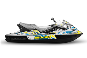 Sticker set compatible with per SEADOO RXT 260 2012 - MXPKAD14592