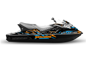 Kit de pegatinas compatible con per SEADOO RXT 260 2012 - MXPKAD14592