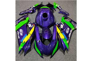 Painted street fairings in abs compatible with Yamaha R6 2017 - 2022 - MXPCAV14709