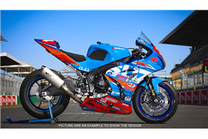 Lackierte Rennverkleidung Suzuki Gsxr 1000 2017 - 2022 - MXPCRV14332