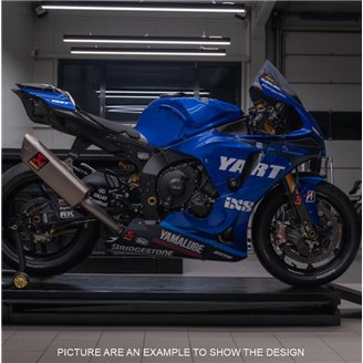 Carene Racing Verniciate Yamaha R1 2020 - 2022 + viti, ganci rapidi - MXPCRV14773