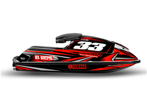Kit adesivi compatibile con per Yamaha SuperJet 2008 - 2020 - MXPKAD14820