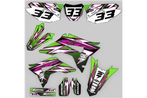 Kit Autocollants compatible avec per HONDA CRF 125 F 2013 - 2018 - MXPKAD15009