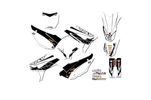 Kit Autocollants compatible avec per HONDA CRF 125 F 2019 - 2021 - MXPKAD15010